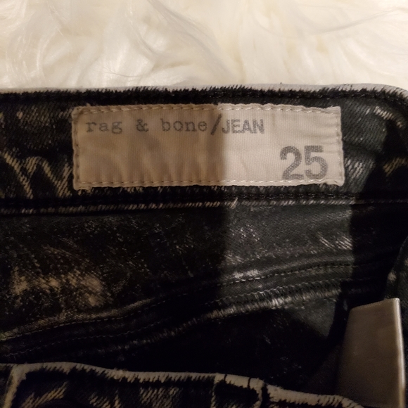 ⭐Rag&Bone⭐ Acid wash Black Sz 25 - Picture 5 of 9